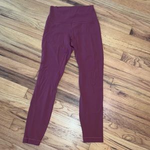 lululemon Aligns - Maroon